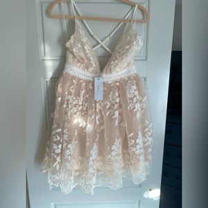 Aakaa Babydoll Dress… perfect for all bridal events!